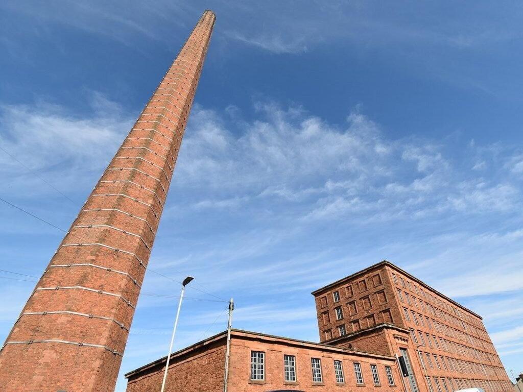 The Engine House At Dixons Chimney Near Carlisle Castle Unique Historic Apartment With 65 Inch Sky Glass And Private Parking 外观 照片