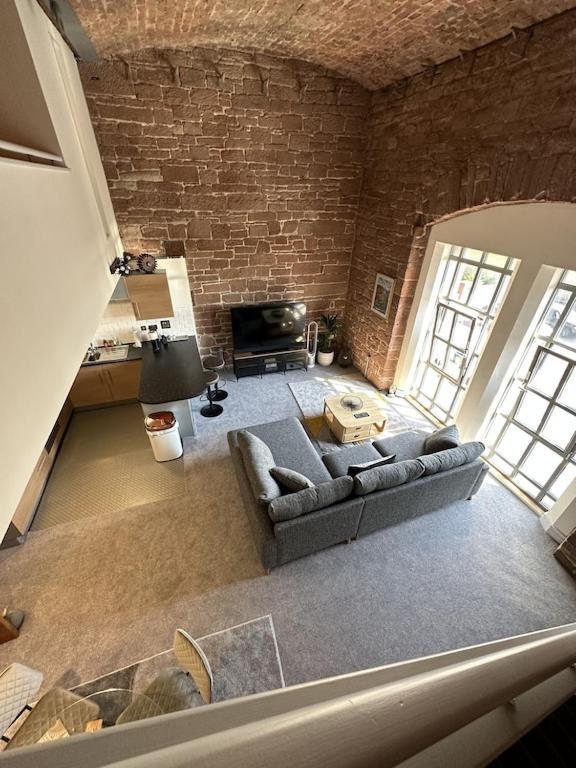The Engine House At Dixons Chimney Near Carlisle Castle Unique Historic Apartment With 65 Inch Sky Glass And Private Parking 外观 照片